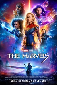 The Marvels (2023) Hollywood Hindi Dubbed Poster