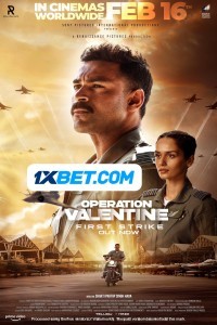 Operation Valentine (2024) South Indian Hindi Dubbed Poster
