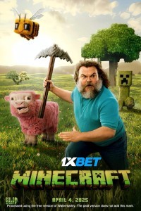 A Minecraft Movie (2025) Hollywood Hindi Dubbed Poster