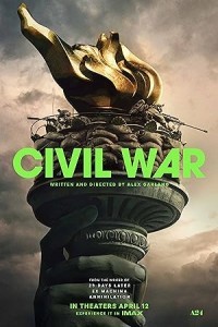 Civil War (2024) Hollywood Hindi Dubbed Poster
