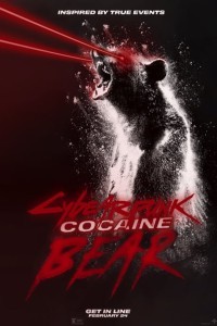 Cocaine Bear (2023) Hollywood Hindi Dubbed Poster