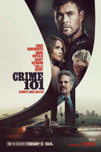 Crime 101 (2026) Hollywood Hindi Dubbed Poster