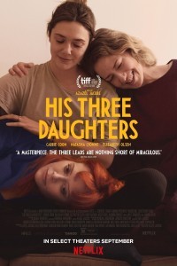 His Three Daughters (2024) Hollywood Hindi Dubbed Poster