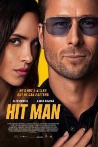 Hit Man (2024) Hollywood Hindi Dubbed Poster