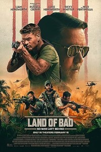 Land of Bad (2024) Hollywood Hindi Dubbed Poster