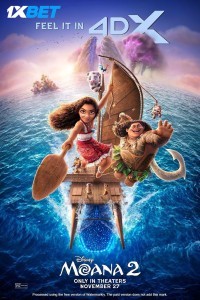Moana 2 (2024) Hollywood Hindi Dubbed Poster