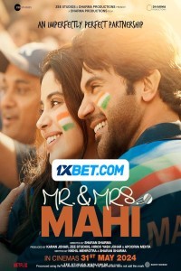 Mr and Mrs Mahi (2024) Bollywood Hindi Movie Poster