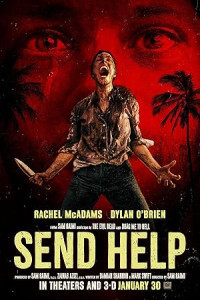Send Help (2026) Hollywood Hindi Dubbed Poster